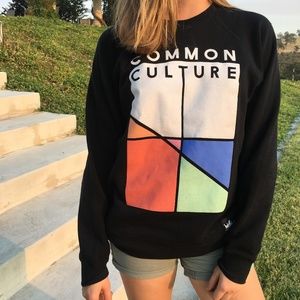 Common Culture graphic pullover sweatshirt